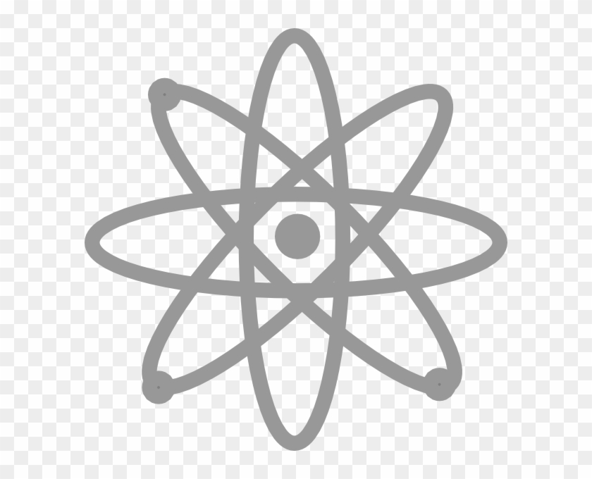 Atom - Atom Clip Art White - Png Download