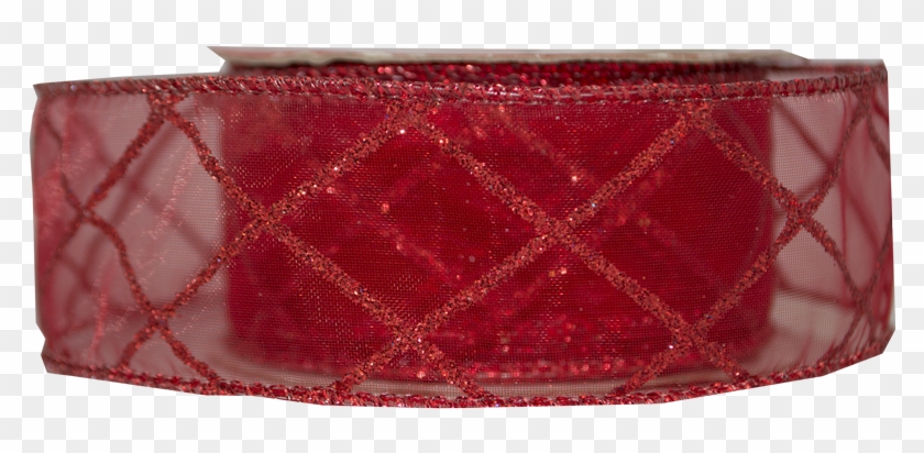 Fita De Natal Vermelha Com Glitter Cromus - Wallet Clipart