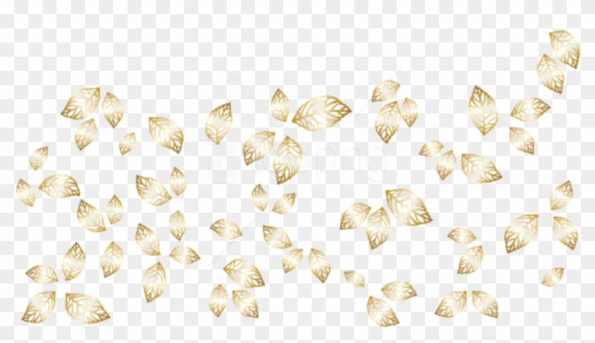 Free Png Golden Decorative Leaves Vector Png Images - Transparent Gold Palm Leaves Png Clipart