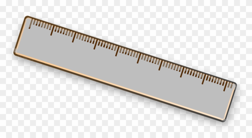 Ruler Clipart Vector - Grey Ruler Clipart - Png Download