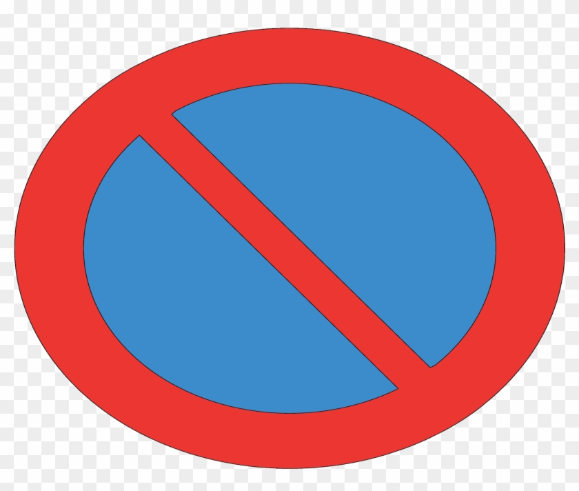 No Parking Sign, Dia 40 Cm - Portrait Of A Man Clipart