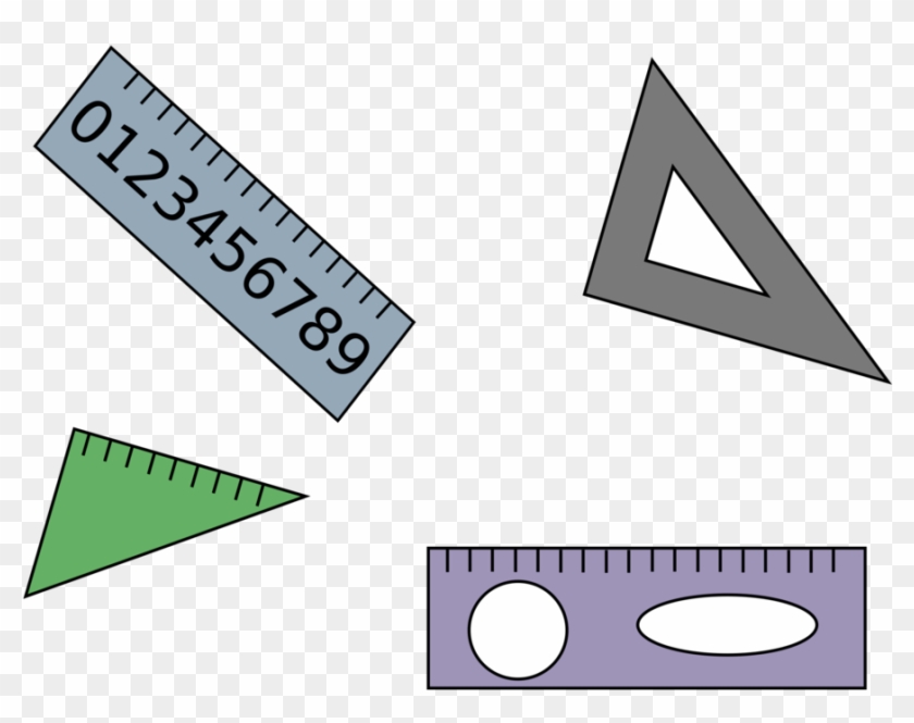 Set Square Ruler Triangle Line - Font Clipart #3322709