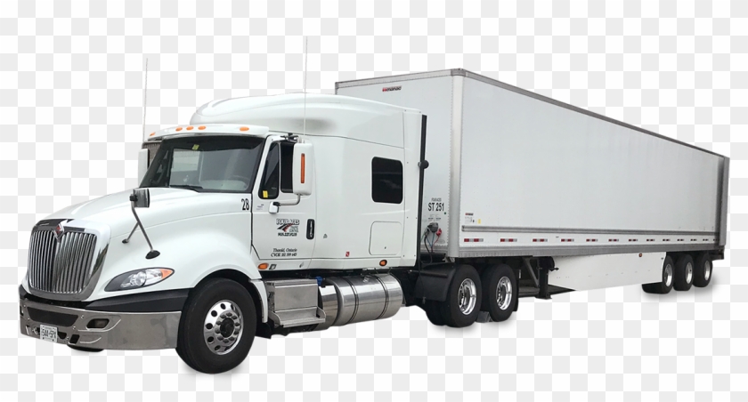 Four Aces Trucking Division - International Long Nose Truck Clipart #3322810