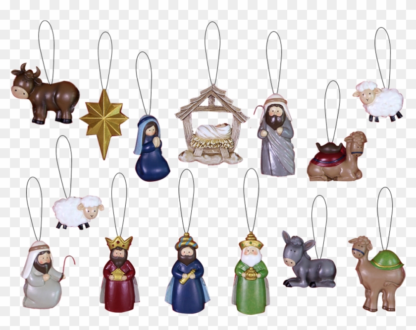 Manger Clipart Drama - Nativity Ornament - Png Download #3323329