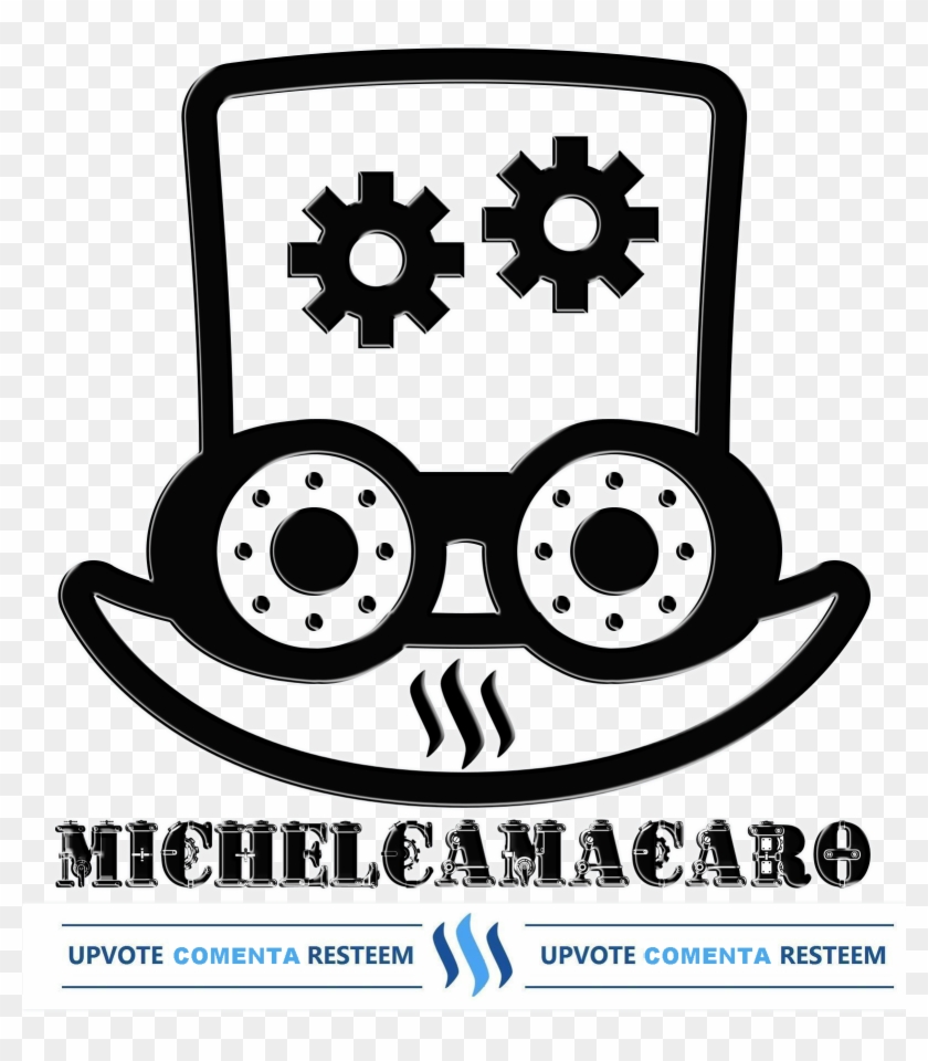 Logo Con Resplandor Michel Camacaro By Carlos Cabeza - Transparent Steampunk Icon Clipart