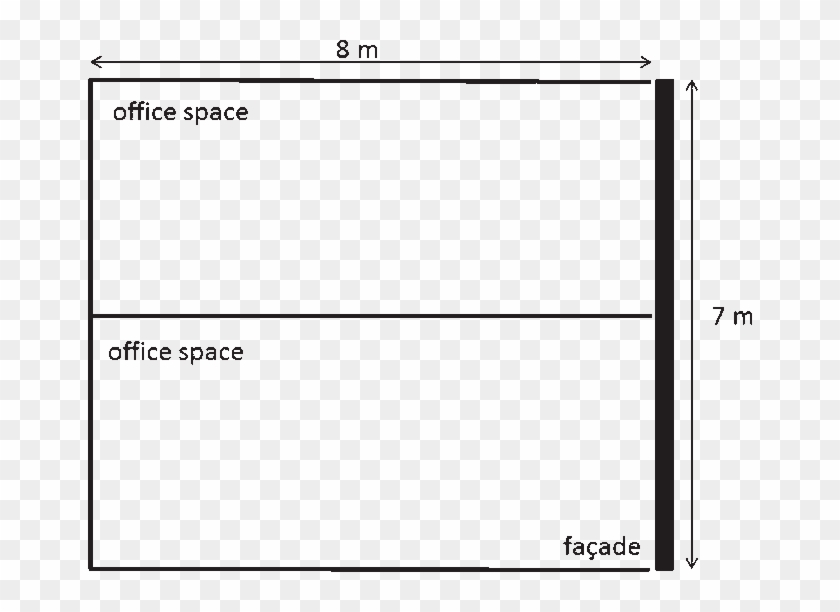 Section Of The Investigated Simulated South Facing - Colorfulness Clipart #3323694