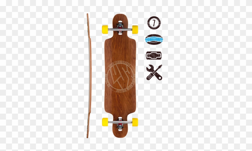 Lush Longboards Freebyrd - Longboarding Clipart #3323900