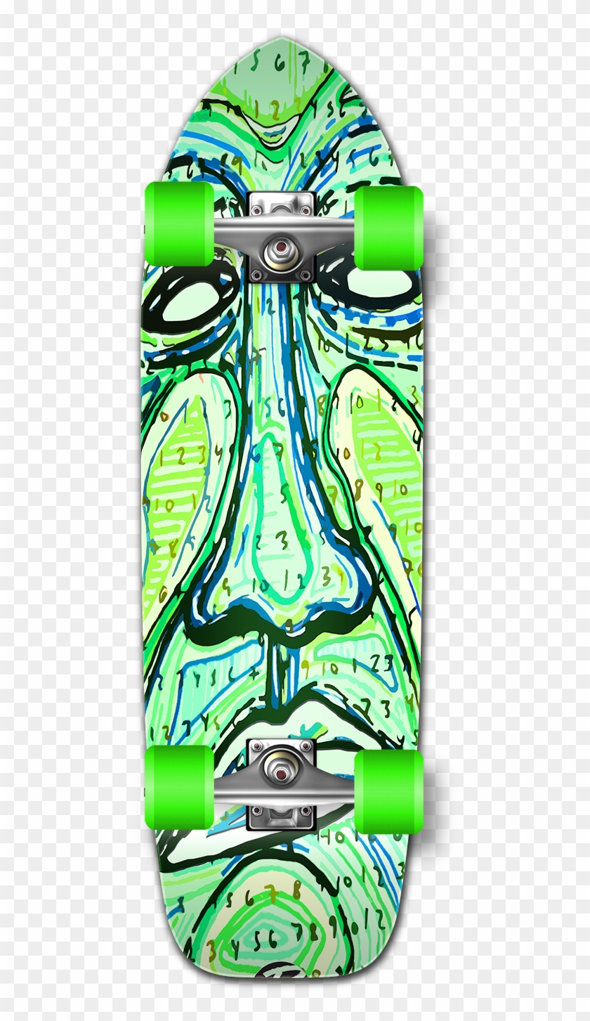 Countdown - Old School - Skateboard Deck Clipart #3324022