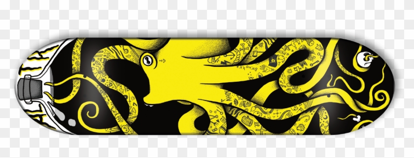 Altr Octo - Skateboard Deck Clipart #3324081