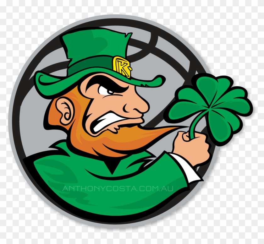 Basketball Team Logos Design - Irish Basketball Logo Clipart