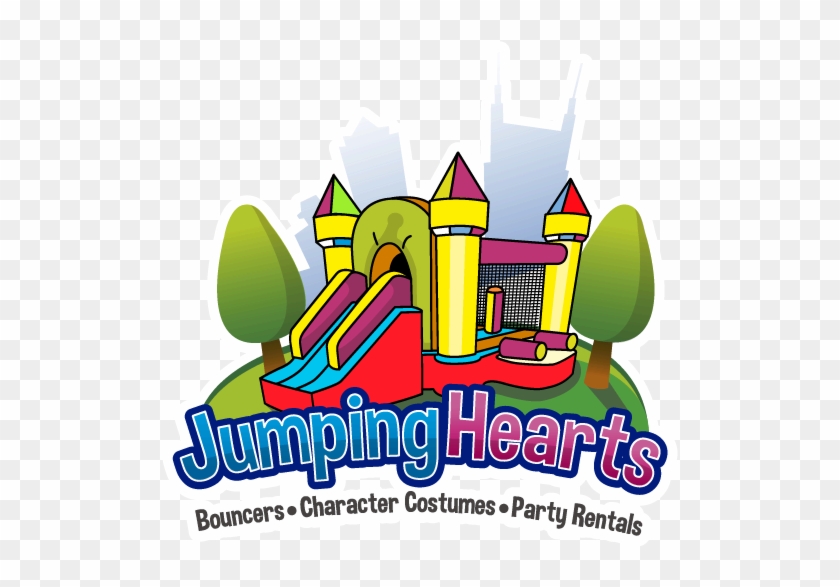 Jumping Hearts Party Rentals - Jumping Party Clipart #3324417