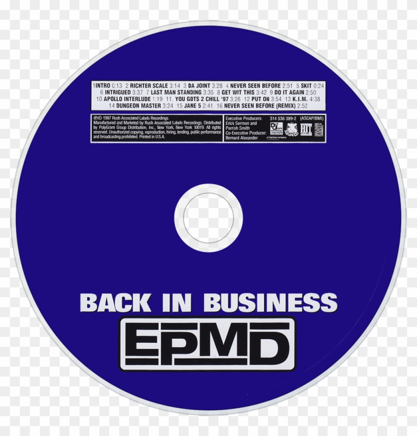 Back In Business (us) - Cd Clipart #3324805