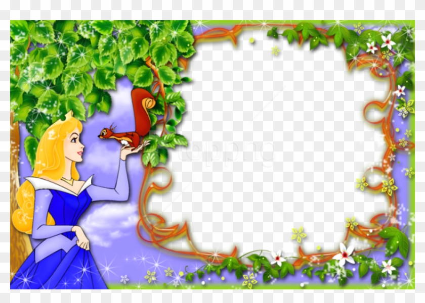 Free Png Kidsframe With Princess Aurora Background - Kids Background Photo Frames Clipart