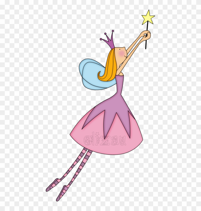 Tooth Clipart Angel - Hada Dibujo Infantil - Png Download