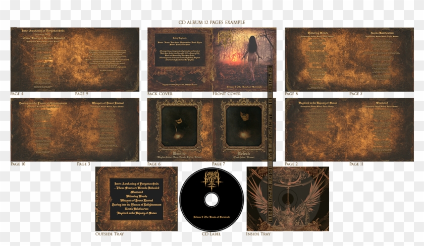 The Price For A Cd Album 12 Pages Is $375 Usd - Book Cover Clipart #3325259
