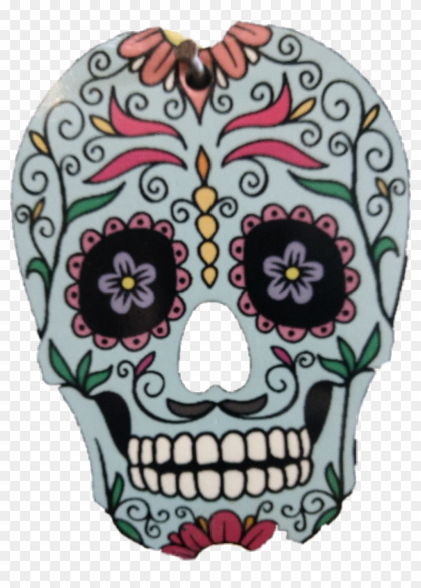 #skull #katrina #caveira #caveiramexicana - Mexican Skull Colored Clipart #3325286