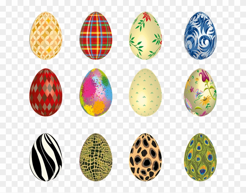 Easter Eggs Vector - Easter Eggs Vector Png Clipart #3325520