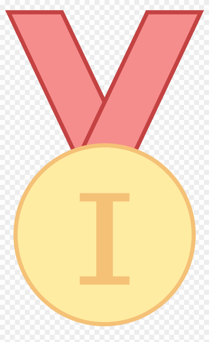 Gold Medal Icon Clipart #3325648