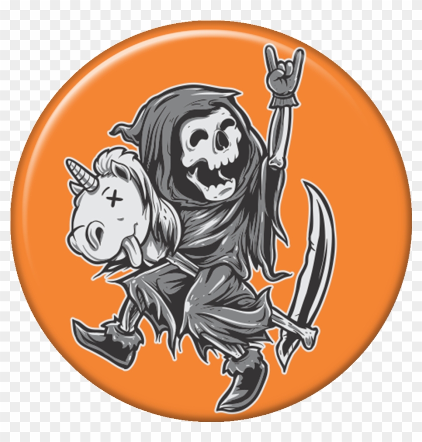 Ps378-01 - Happy Grim Reaper Clipart