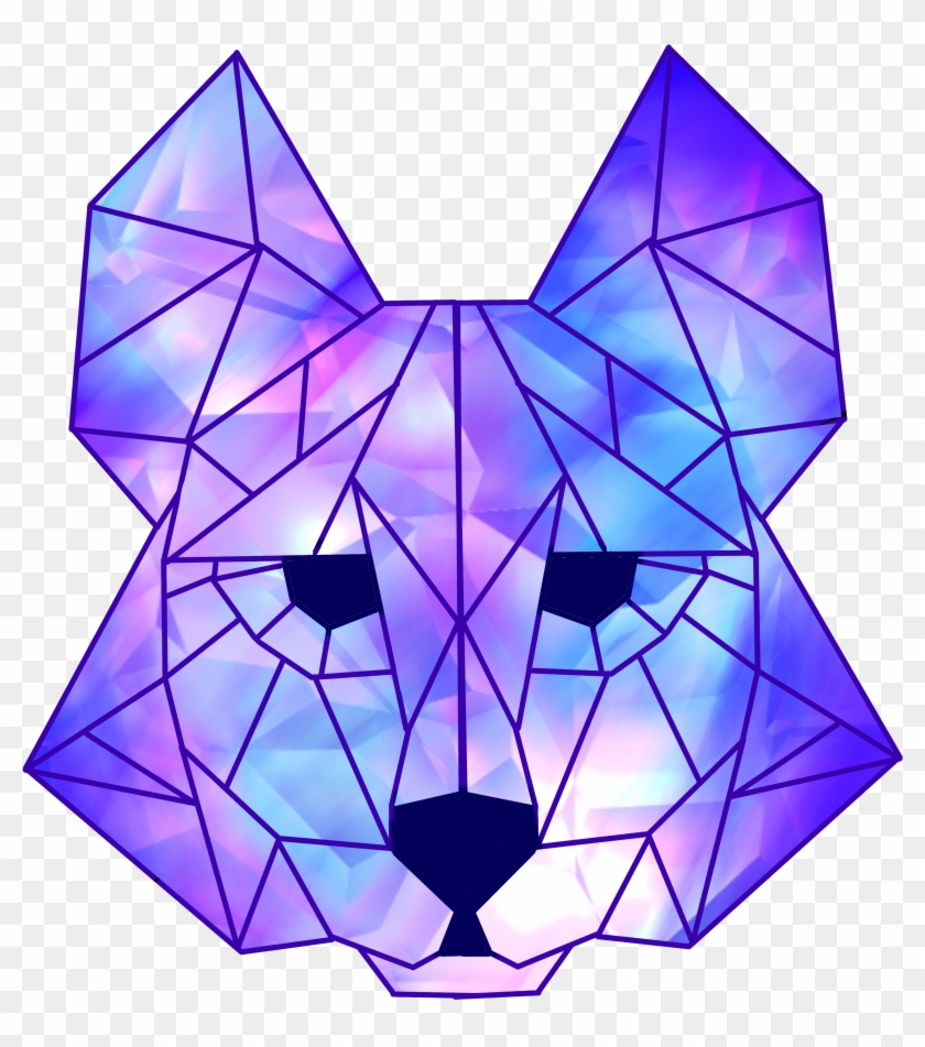 Crystal Wolf - Visual Arts Clipart