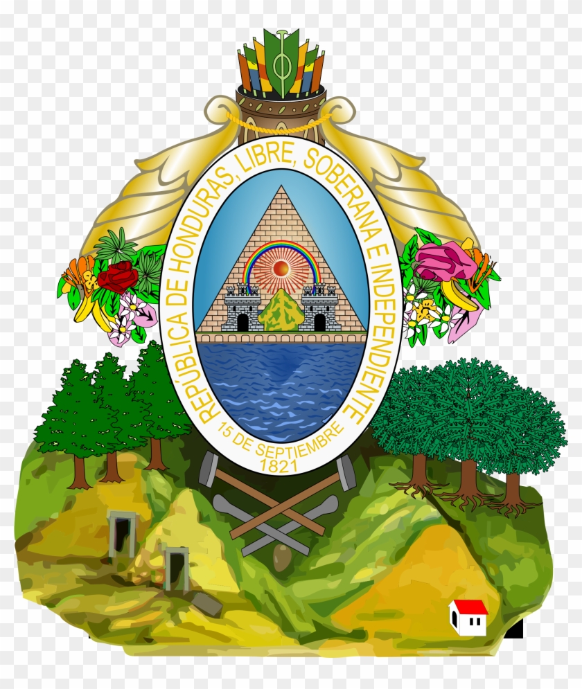 More Information About Honduras - Honduran Coat Of Arms Clipart