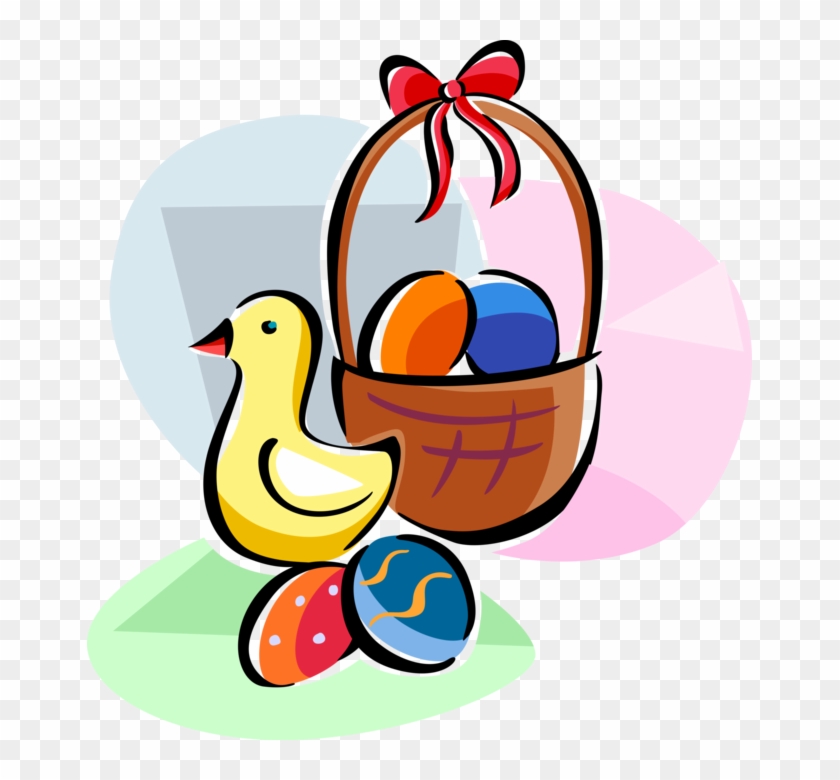 Vector Illustration Of Easter Baby Yellow Chick Bird - Pasqua Clipart - Png Download