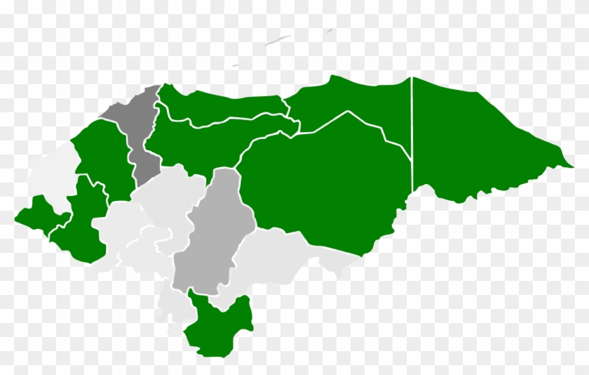 H1n1 Honduras Map By Confirmed Deaths - Map Of Honduras Clipart