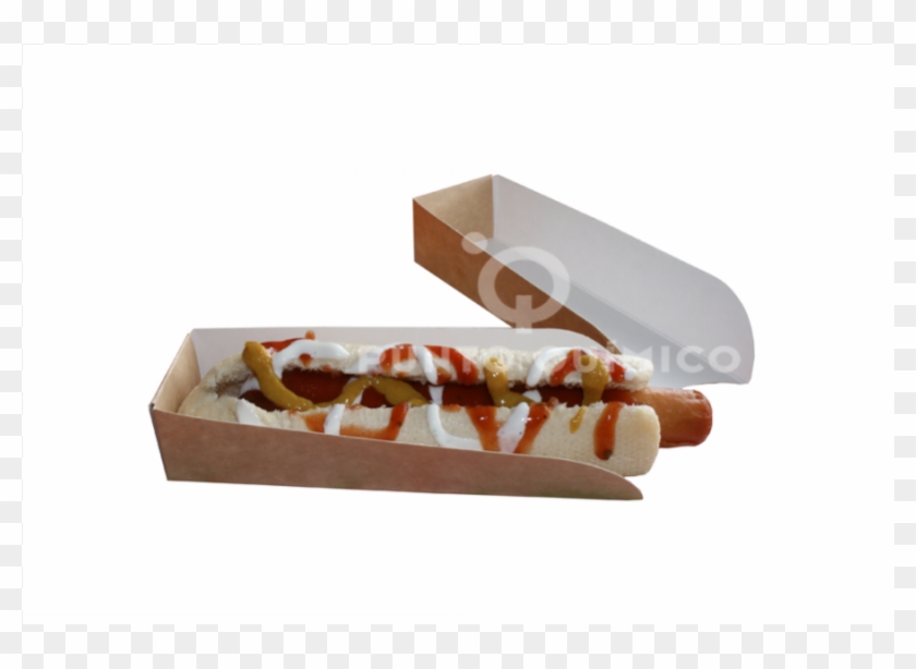 Cuña Cartón Kraft Automontable Hot Dog - Chili Dog Clipart
