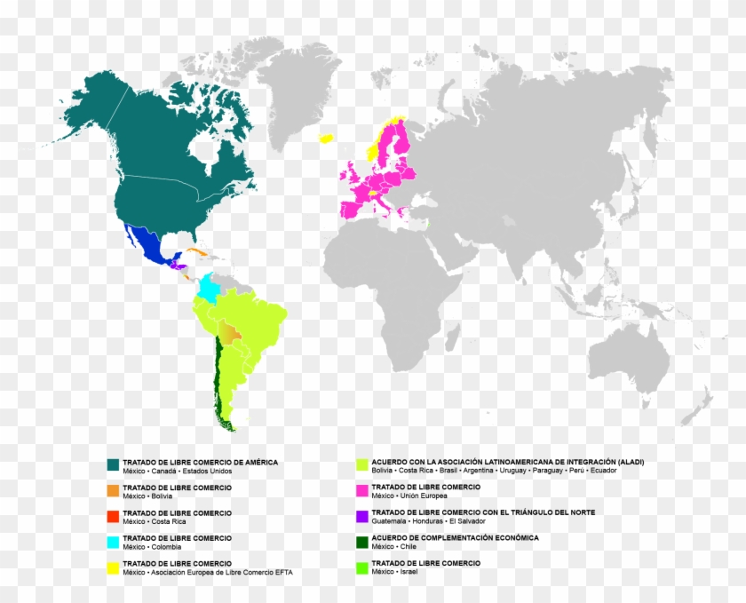 Trade Agreements - Sweden World Map Clipart