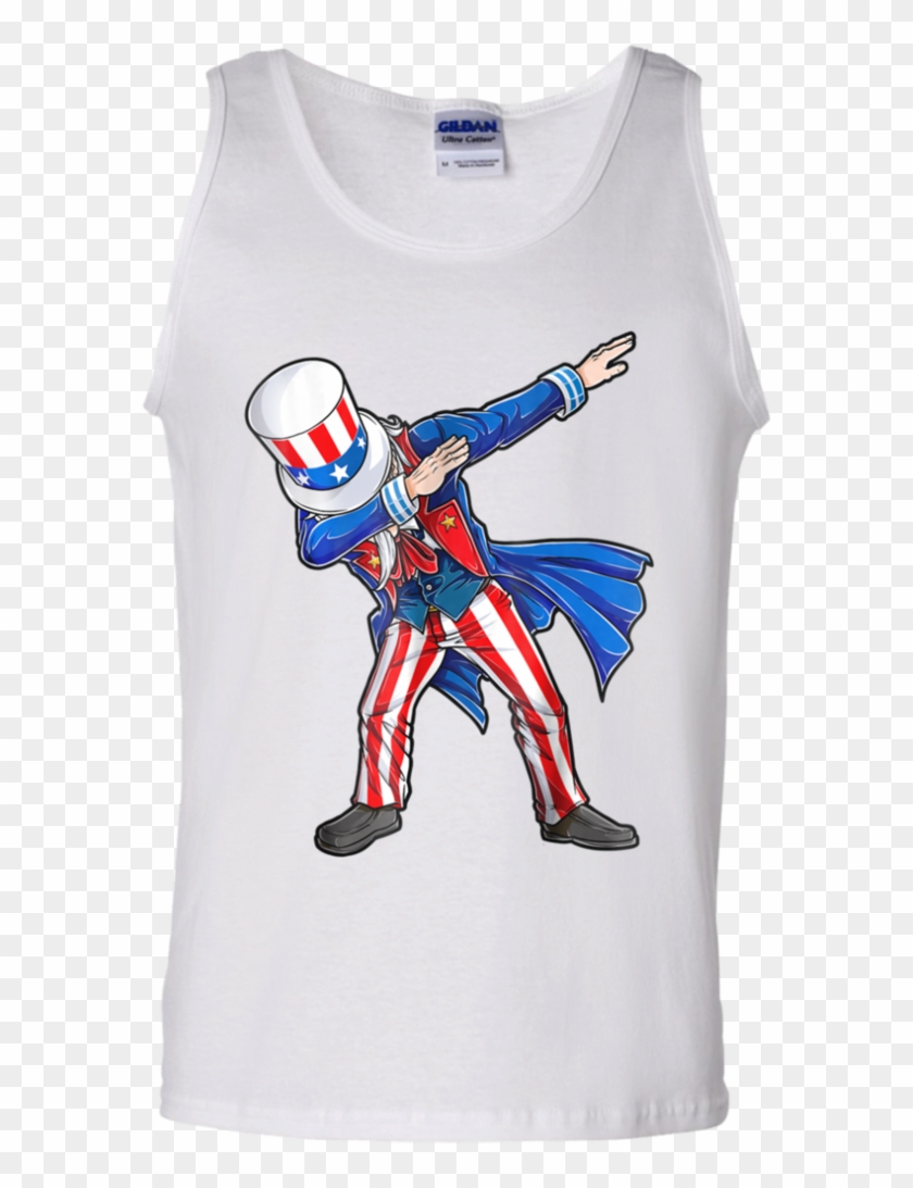 4th Of July Shirts For Kids Dabbing Uncle Sam Boys - Gucci Tiger T Shirt White Clipart #3326511