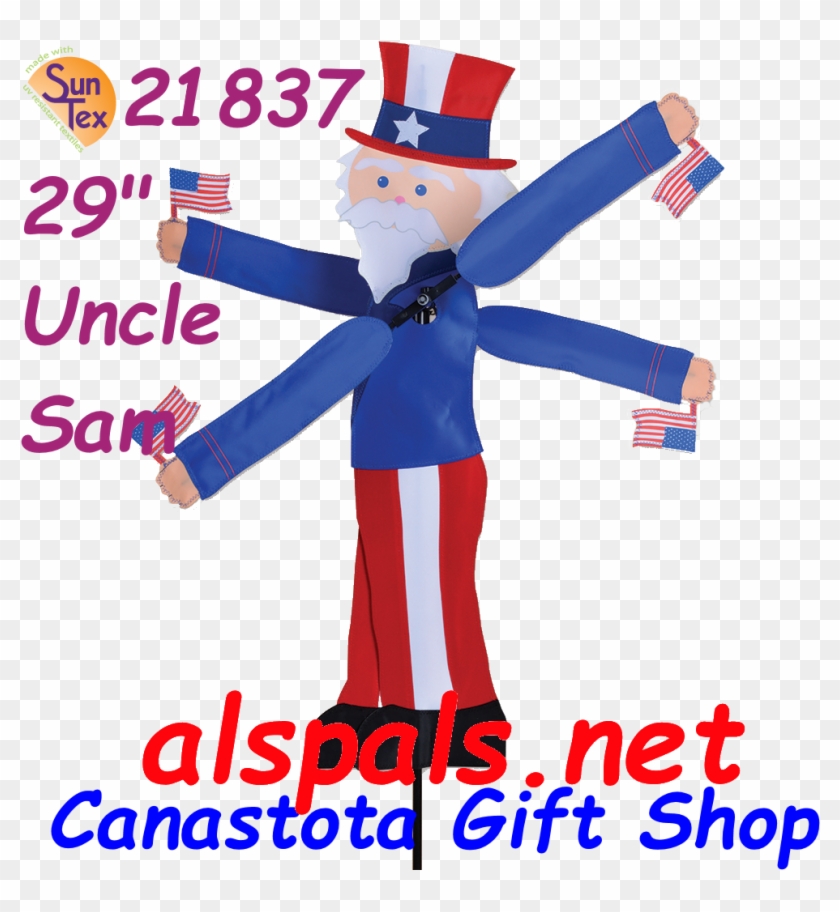 21837 Uncle Sam 29" , Whirligig - Cartoon Clipart #3326645