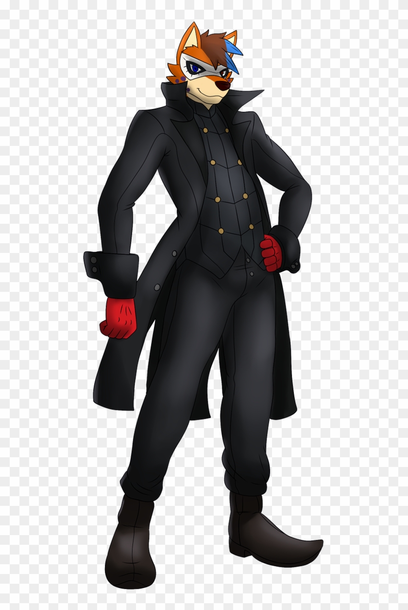 A Seperate Picture Of Me As Joker From Persona - Halloween Costume Clipart