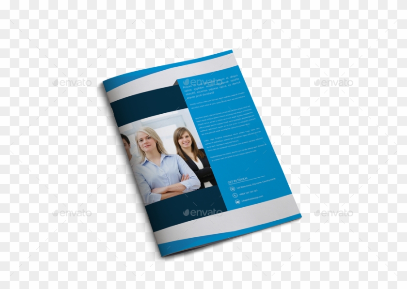 Corporate Bi-fold Brochure - Business Clipart #3326966