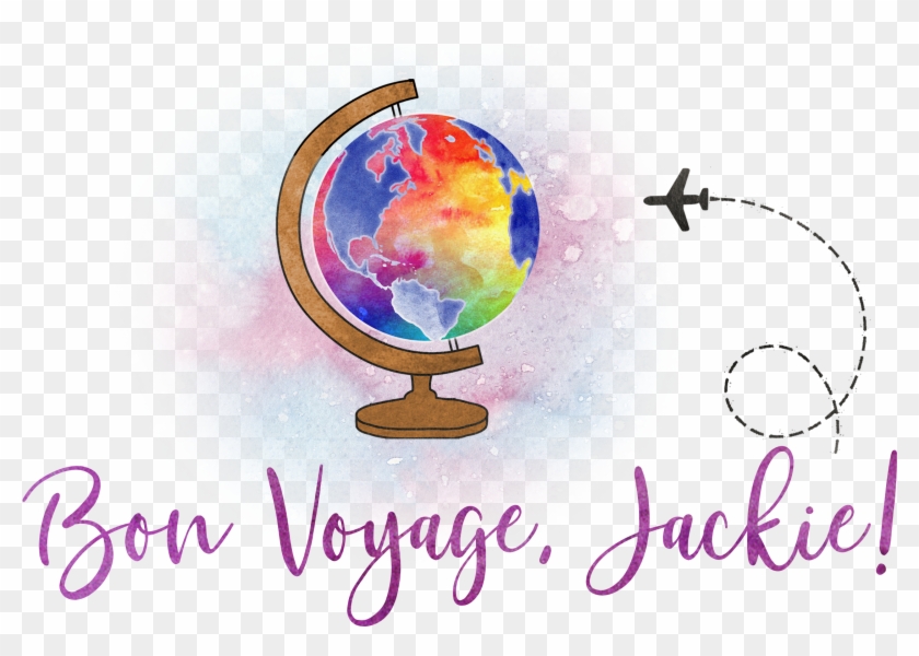 Bon Voyage Jackie - Globe Clipart