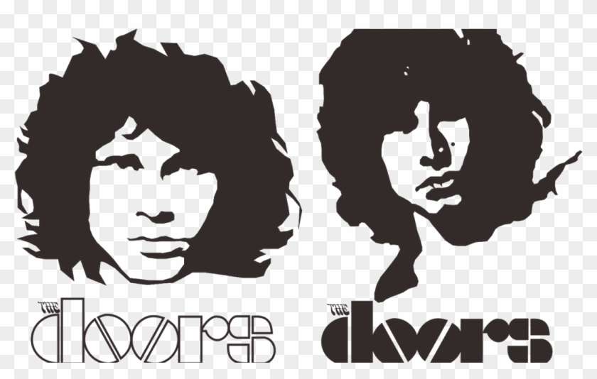 Jim Morrison The Doors Logo Clipart #3327706