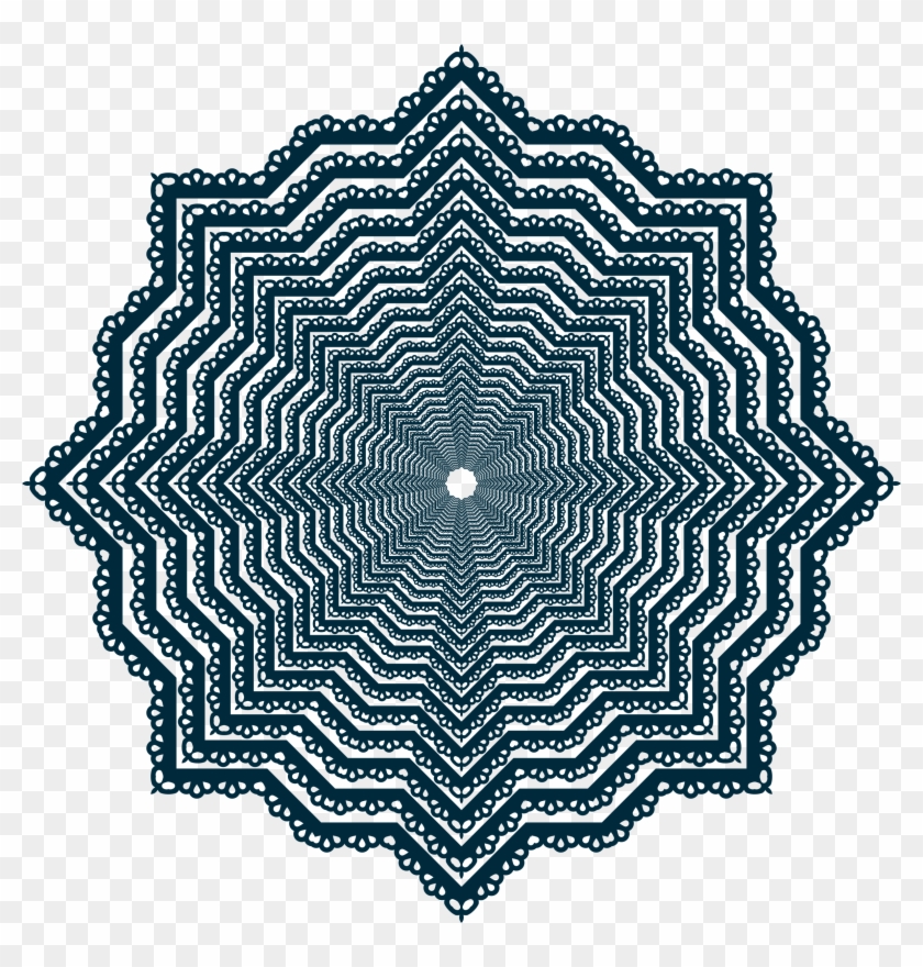 Doily Vector Scalloped Frame - Gore Tex Bekleidung Clipart