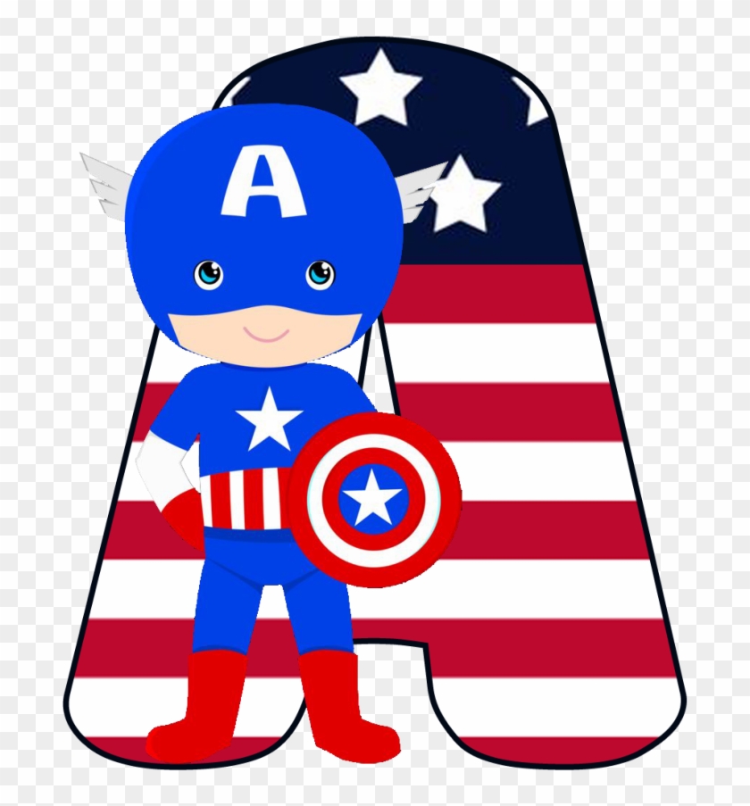 Capitão America Infantil Png - Topo De Bolo Capitao America Png Clipart #3328422