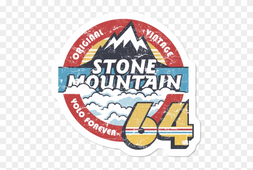 Stonemountain64 Retro Sticker Sticker - Label Clipart