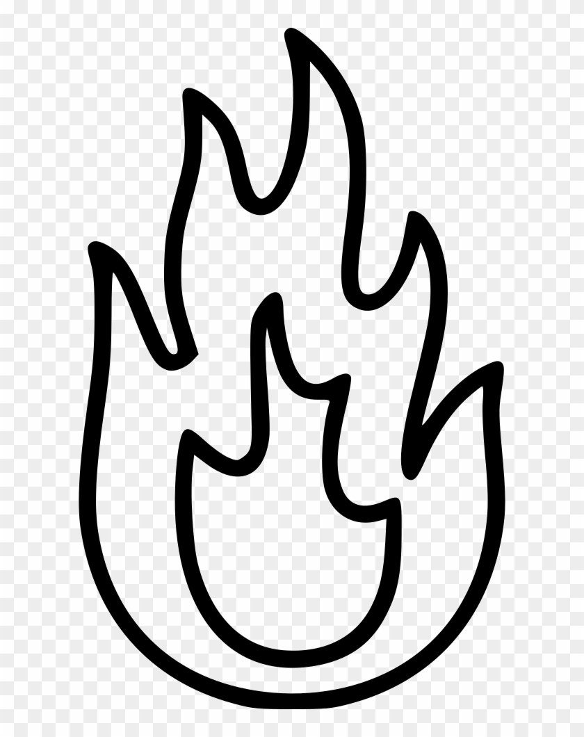 Png File Svg - Fire Drawing Line Png Clipart