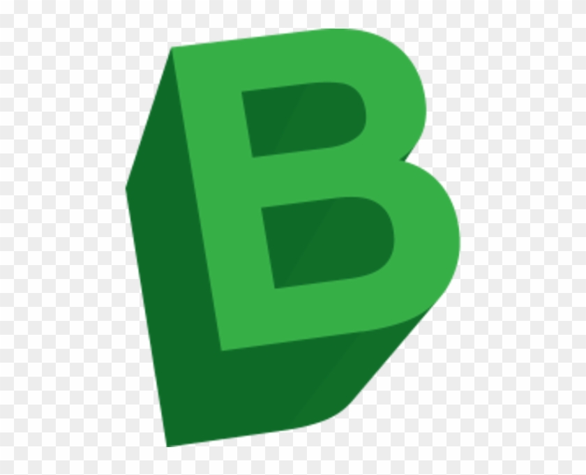 Letter B Icon - 3d Letter B Png Clipart #3329070