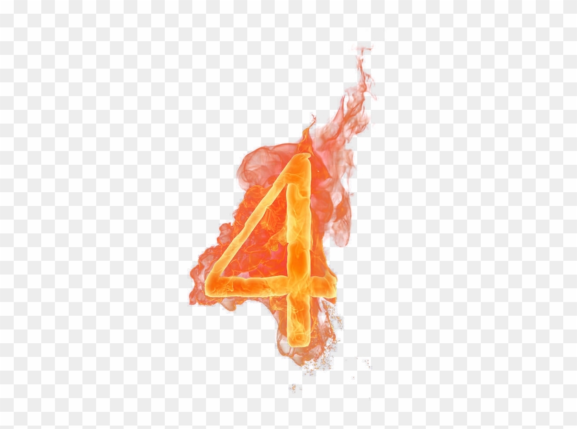 Flame Numerical Digit - Flame Clipart