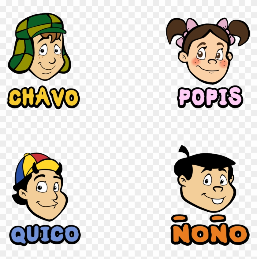 Here's All The Kids Headshots From El Chavo Del Ocho - El Chavo Del Ocho Clipart #3329105