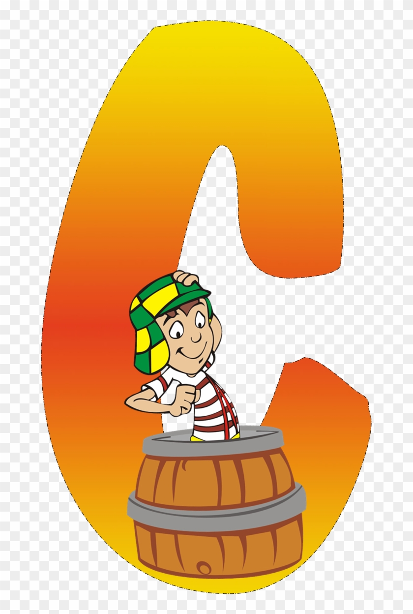 Alfabeto Del Chavo Del - Abertura De Caderno Para Casa Clipart