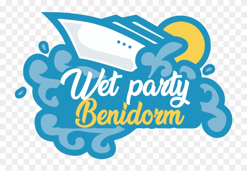 Wet Party Benidorm - Graphic Design Clipart