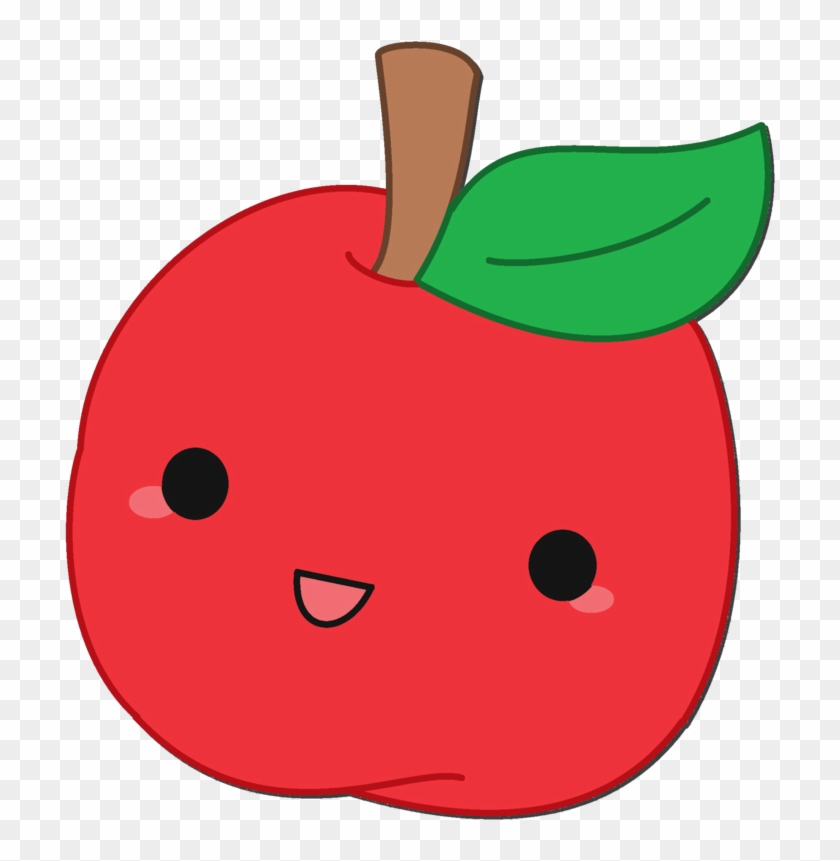 Drawing Apples Chibi - Cartoon Apples Transparent Background Clipart