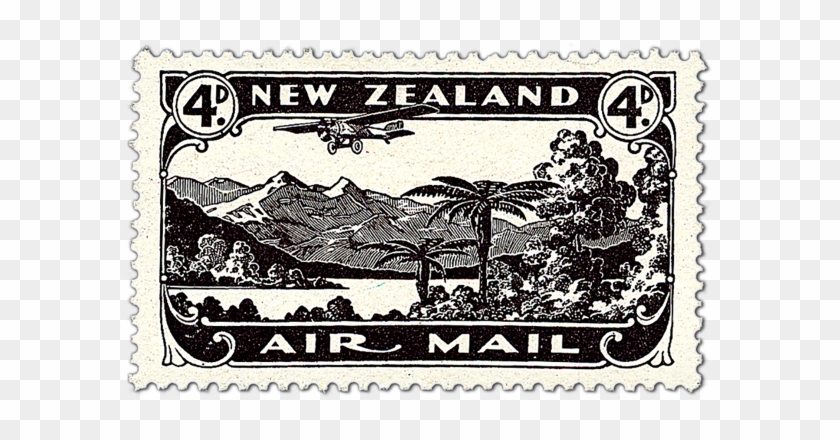 Single Stamp - Air New Zealand Stamp Clipart