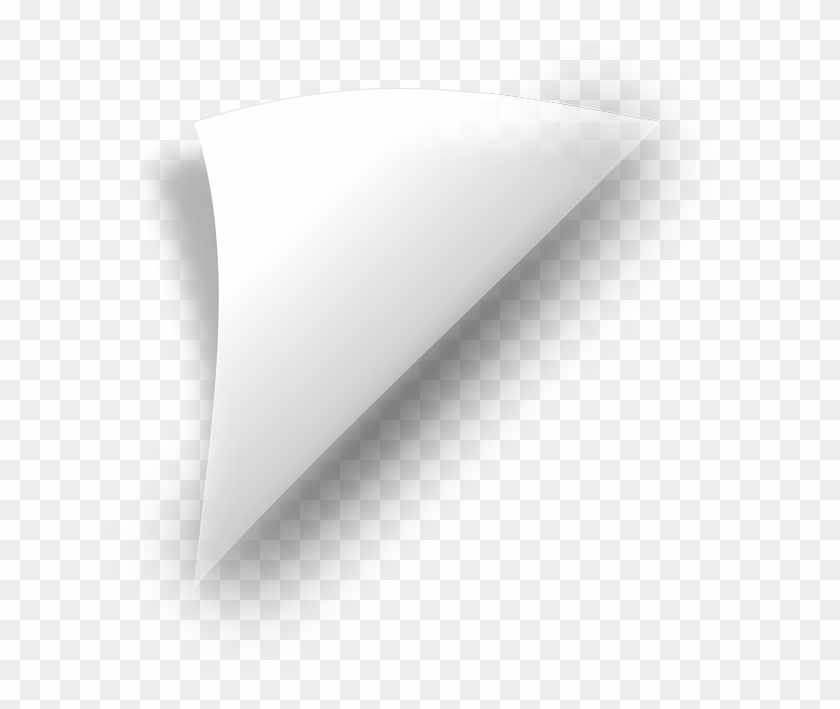 Page Paper Plain - Page Corner Curl Png Clipart