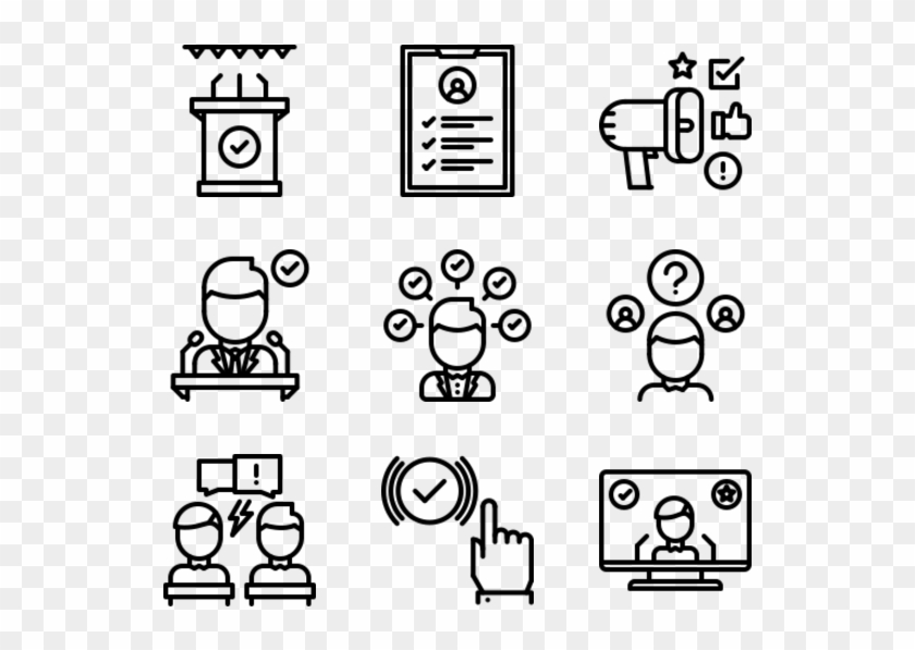 Politics - Hobbies Icon Png Clipart