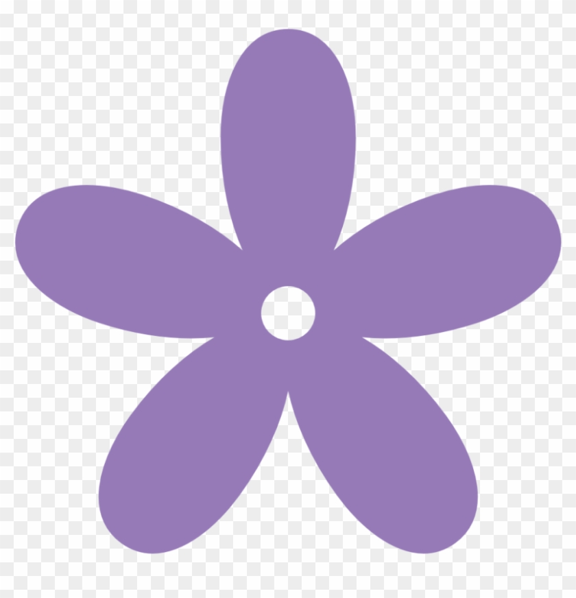 Purple Flower Clip Art Free Lavender Clipart - Lilac Flower Clipart - Png Download #3330062