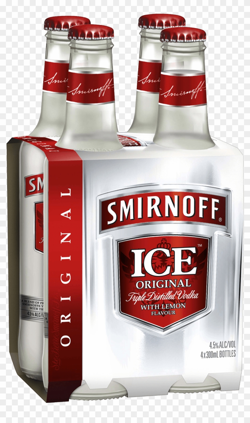 Smirnoff Ice Bottle - Smirnoff Ice 4 Pack Clipart #3330258